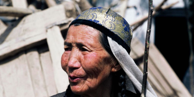 Chinese Uighur woman (DEA T. LEDOUX - via Getty Images)