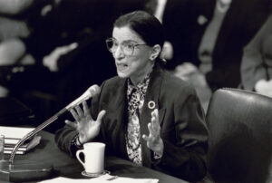 Ruth Bader Ginsburg Testifies At Confirmation Hearing