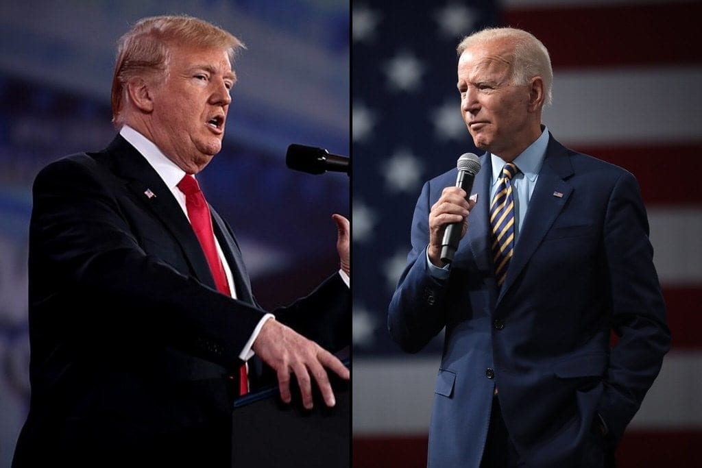 Donald Trump and Joe Biden