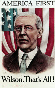 Woodrow Wilson Campaign poster