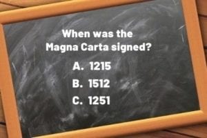 question - Magna Carta