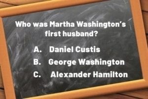 question - Martha Washington