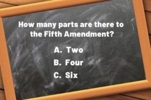 question - fifth amendment