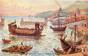 ancient rome roman empire boat sea