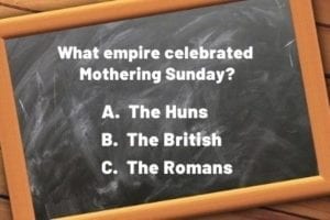 question - Mothering Sunday