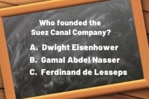 question - Suez Canal Company