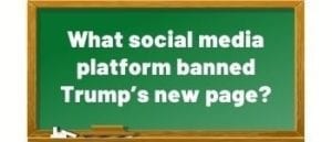 question - Trump social media