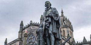 Adam Smith monument - high
