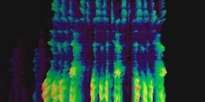 GettyImages-1188944955 Close-up of spectrogram of a human voice