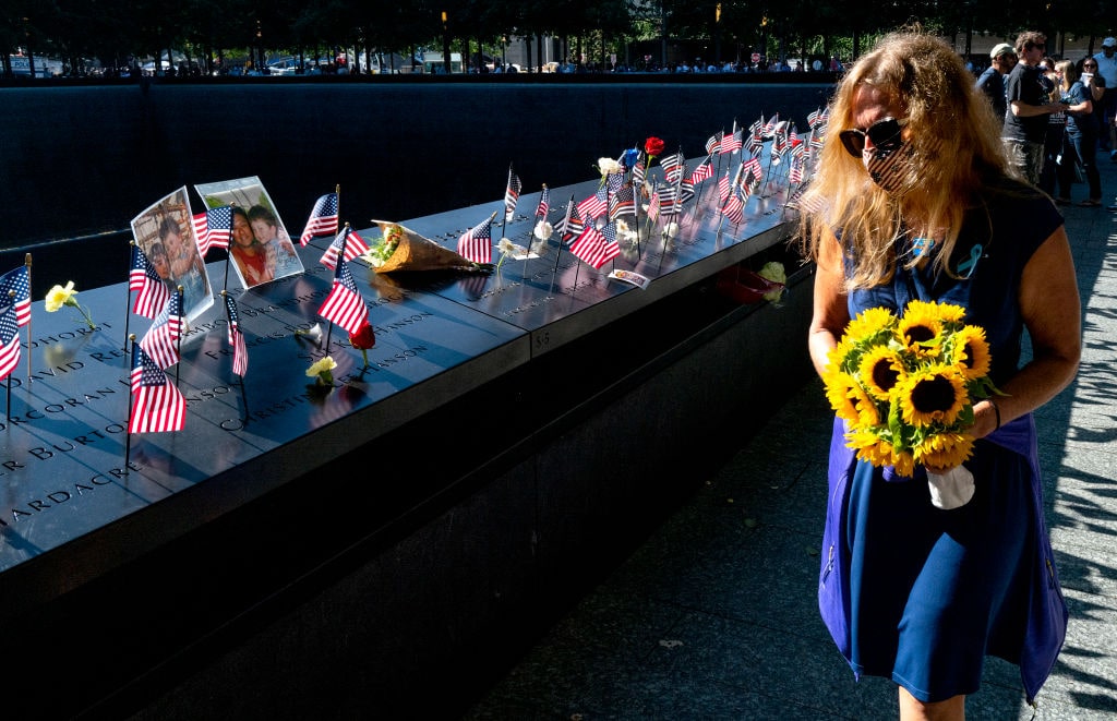 9/11 memorial GettyImages-1235186924