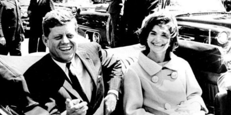 GettyImages-803231492 President John F Kennedy and Jacqueline Kennedy