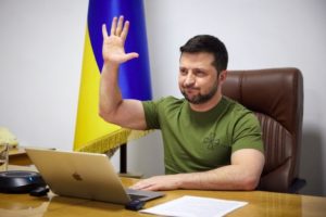 GettyImages-1239255503 President of Ukraine Volodymyr Zelenskyy