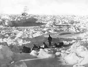 GettyImages-500471183 Sir Ernest Shackleton's ship, the Endurance, caught in the ice of the Weddell Sea,