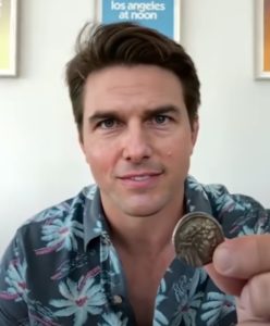Still from Tom Cruise deepfake video