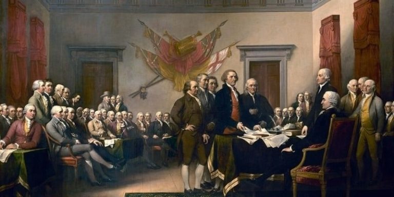 GettyImages-584046224 signing Declaration of Independence