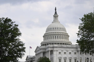 Police clear US Senate office buildings after report of active shooter WASHINGTON, US - AUGUST 2: A view of the US Senate office as the US Capitol Police (USCP) clear office buildings after a report of an active shooter in Washington, US on August 2, 2023. (Photo by Celal Gunes/Anadolu Agency via Getty Images)